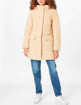 Parka Tommy Jeans técnica beige