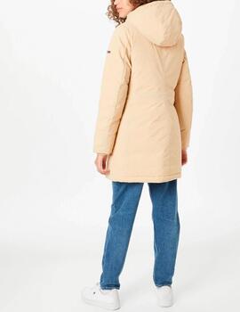 Parka Tommy Jeans técnica beige