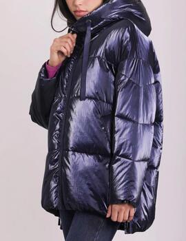 Chaqueta acolchada Mimi Mua brillo azul