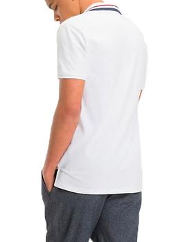 Polo Tommy Jeans manga corta blanco