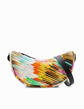 Bolso mediano Desigual ovalado multicolor