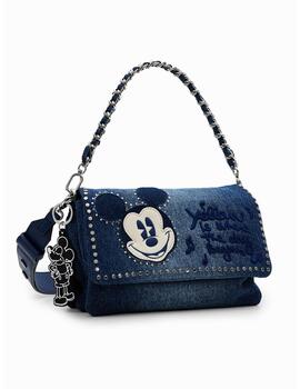 Bandolera mediana Desigual Mickey denim