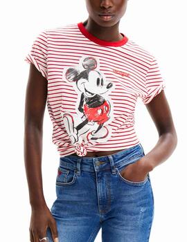Camiseta Desigual rayas Mickey