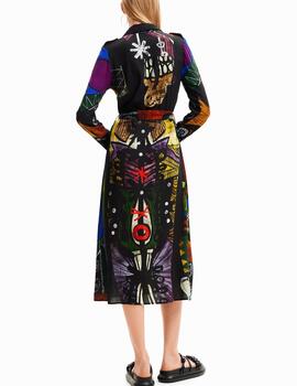 Vestido Desigual midi Lacroix