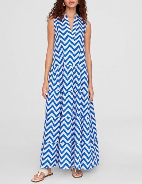Vestido Lola Casademunt largo rayas