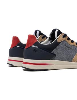 Sneaker Pepe Jeans Jayker dual d-limit beige