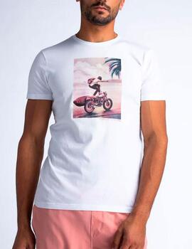 Camiseta Petrol blanco