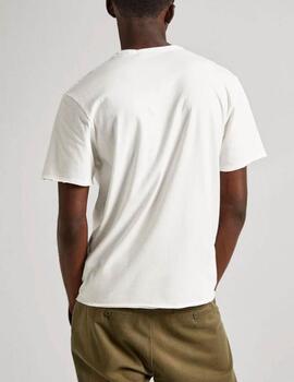 Camiseta Pepe Jeans bolsillo blanco