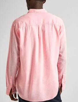 Camisa Pepe Jeans lino rosa