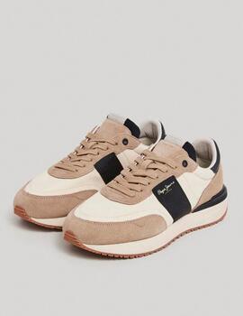 Zapatillas Pepe Jeans combinadas beige