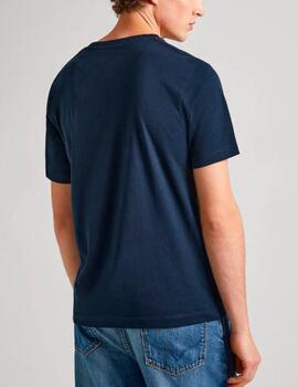 Camiseta Pepe Jeans logo marino