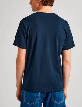 Camiseta Pepe Jeans bandera marino