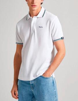 Polo Pepe Jeans blanco