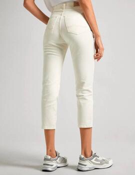 Pantalón vaquero Pepe Jeans cropped slim blanco