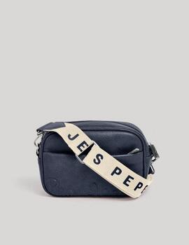 Bandolera Pepe Jeans logo marino