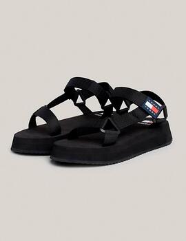 Sandalias Tommy Jeans negro