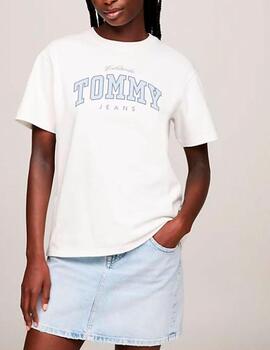 Camiseta Tommy Jeans logo blanco