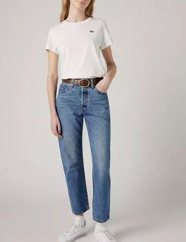 Pantalón vaquero Levis 501 crop azul