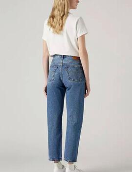 Pantalón vaquero Levis 501 crop azul