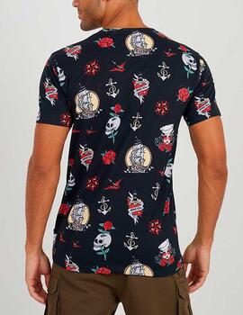 Camiseta Brave Soul estampada