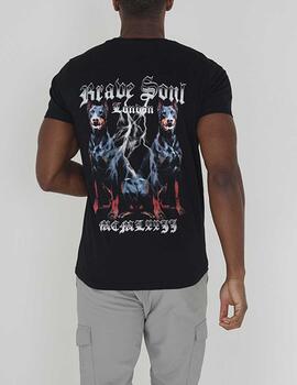 Camiseta Brave Soul negro