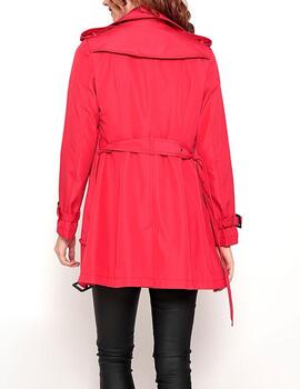 Gabardina Brave Soul rojo