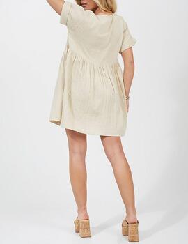 Vestido Brave Soul beige