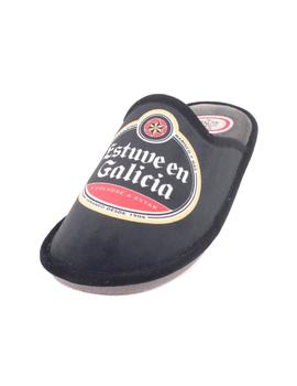 Zapatilla Se me ríen los pies Galicia negro