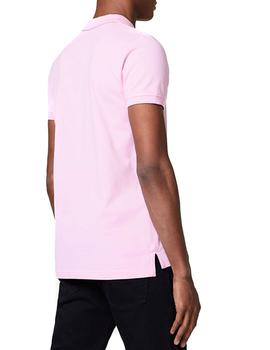 Polo Esprit manga corta rosa