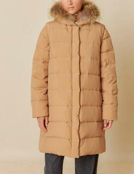 Abrigo Indi&Cold acolchado chaleco camel