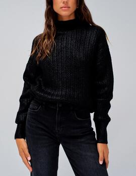 Jersey Salsa brillante negro