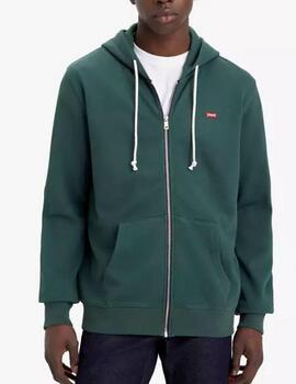 Sudadera Levis capucha verde