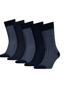 Pack 5 pares calcetines Tommy Jeans