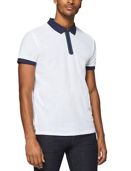 Polo Esprit piqué blanco