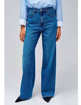 Pantalón vaquero Salsa wide leg azul