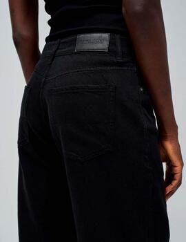 Pantalón vaquero Salsa wide leg negro