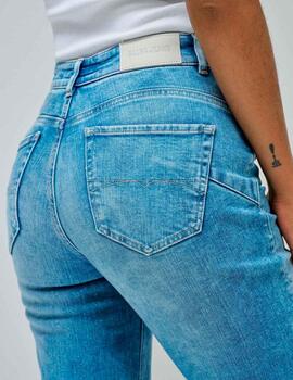 Pantalón vaquero Salsa Faith light denim