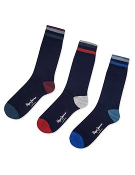 Pack 3 pares calcetines Pepe Jeans Alvin