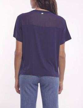 Camiseta Mimi Mua transparencia azul