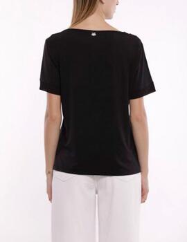 Camiseta Mimi Mua pico negro