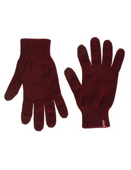 Guantes Levis Ben Touch Screen burdeos