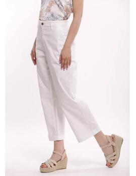 Pantalón Mimi Mua wide leg blanco
