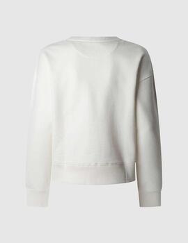 Sudadera Pepe Jeans logo blanco
