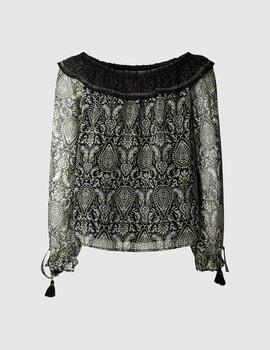 Blusa Pepe Jeans gasa negro