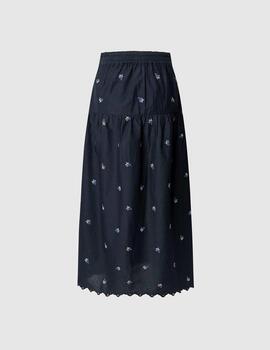 Falda Pepe Jeans larga marino