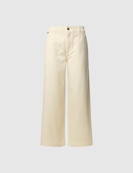 Pantalón Pepe Jeans crop blanco