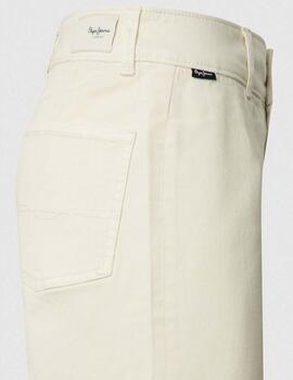 Pantalón Pepe Jeans crop blanco