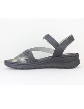 Sandalias Walk and Fly combinadas gris