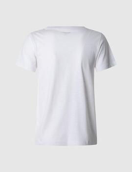 Camiseta Pepe Jeans logo blanco