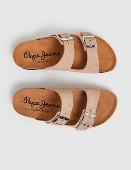 Sandalias Pepe Jeans hebillas beige